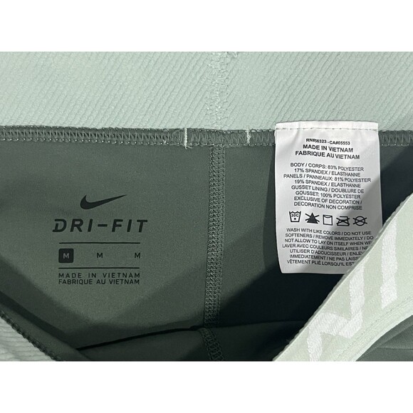 Nike Shorts Womens Compression Dri-Fit Pro Stretch Training Long Size M NEW - Picture 3 of 4